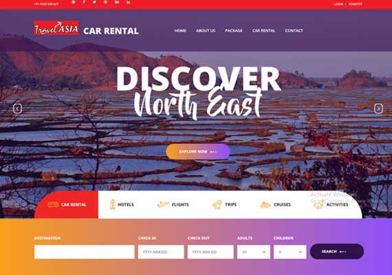 Car Rental company at Guwahati, Assam