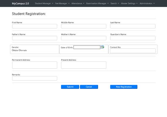 A School/ College Management Software.